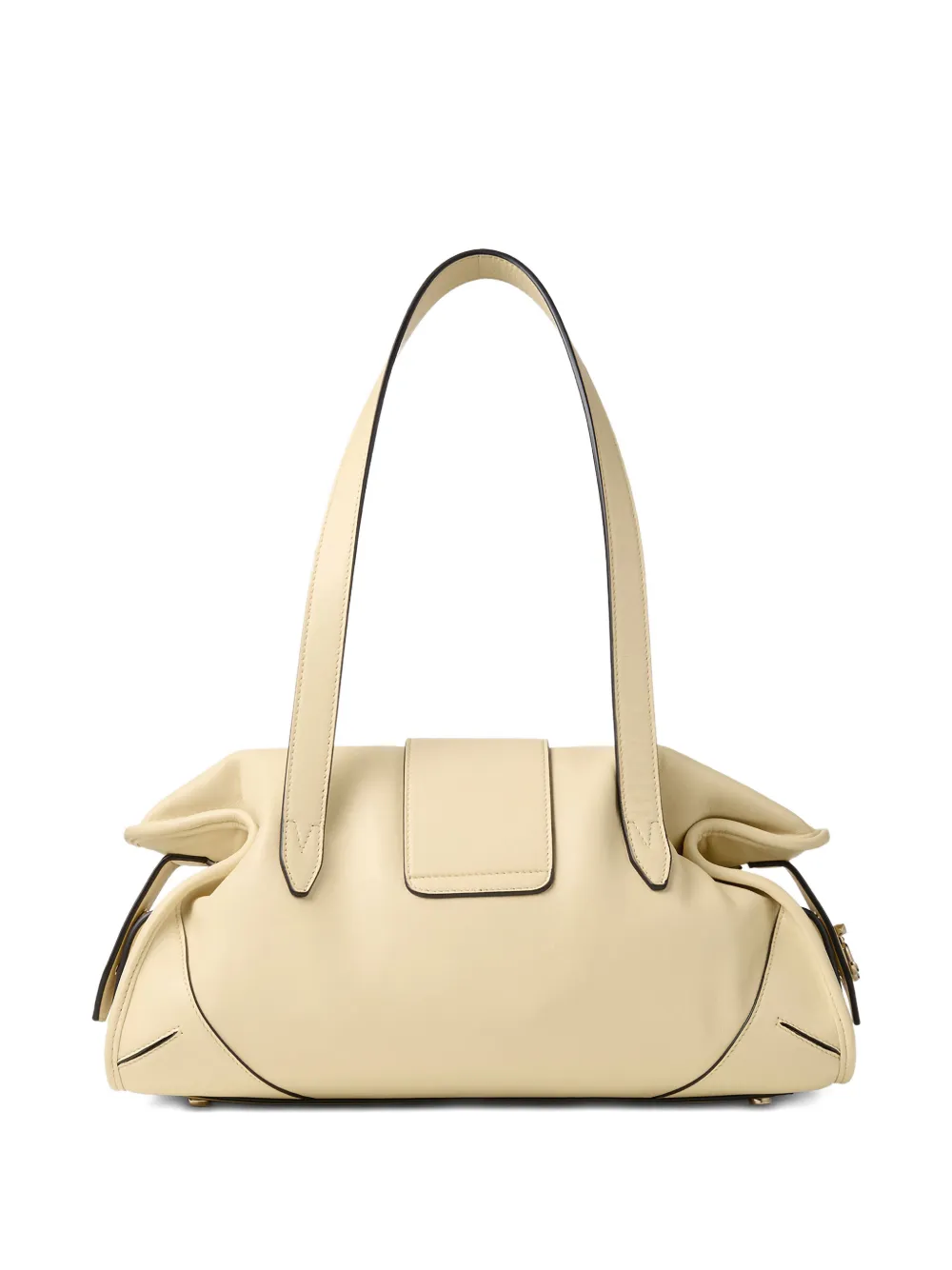 JIMMY CHOO ゴールド パーティーバッグ クラウド | ゴールド メタルレース・コサージュクラスプ付き クラッチ