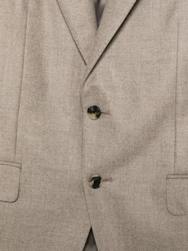 Caruso ノッチドラペル ジャケット | ニュートラル | FARFETCH JP