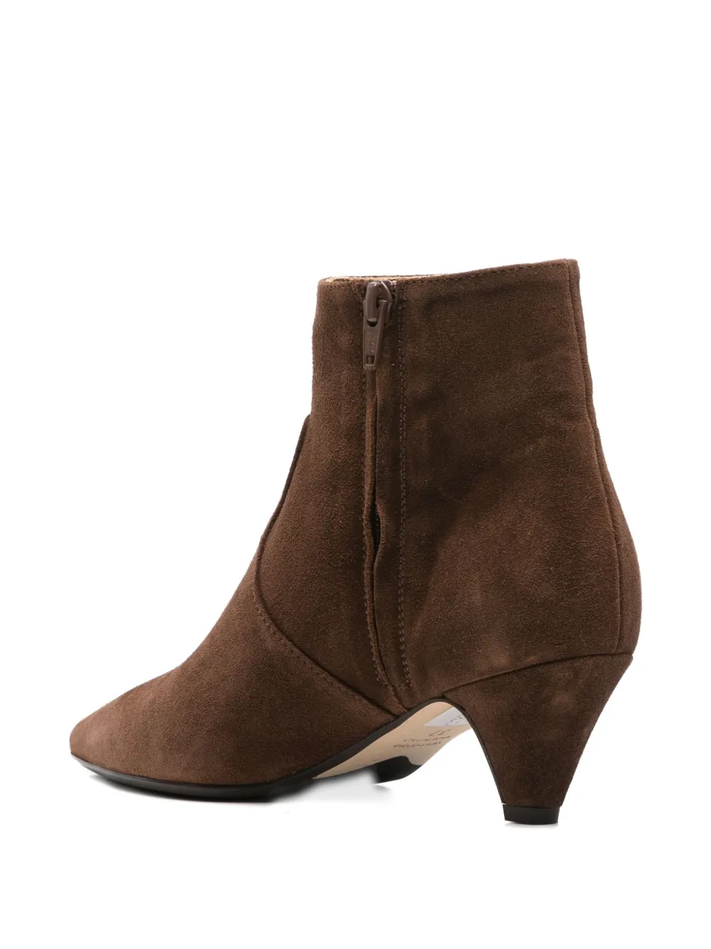 Anna F Pointed-toe Boots In Brown