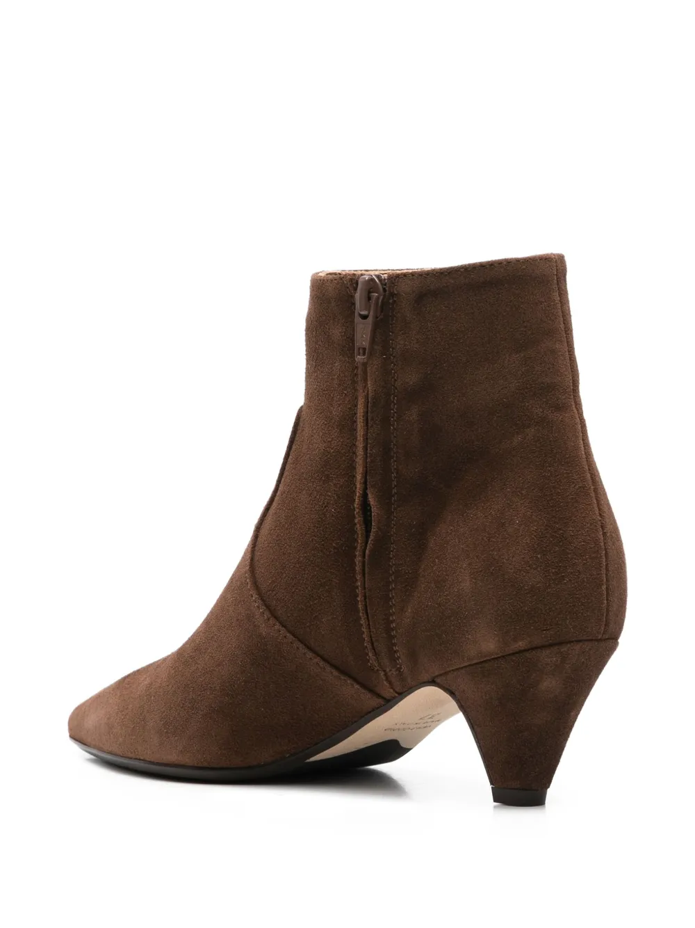 Anna F. Enkellaarzen met puntige neus Bruin