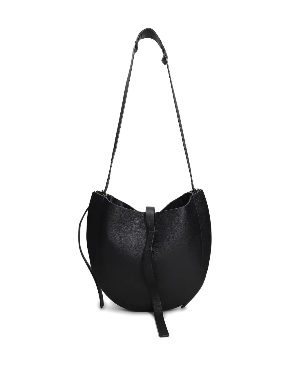 MINO BOSSI Lizzie buckle shoulder bag - Zwart