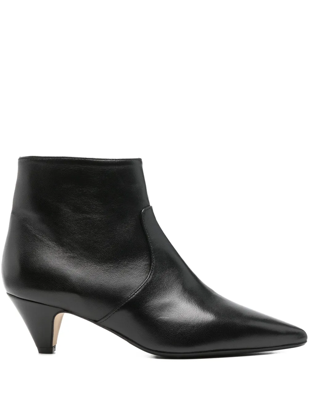 Anna F 50mm Leather Boots In Black