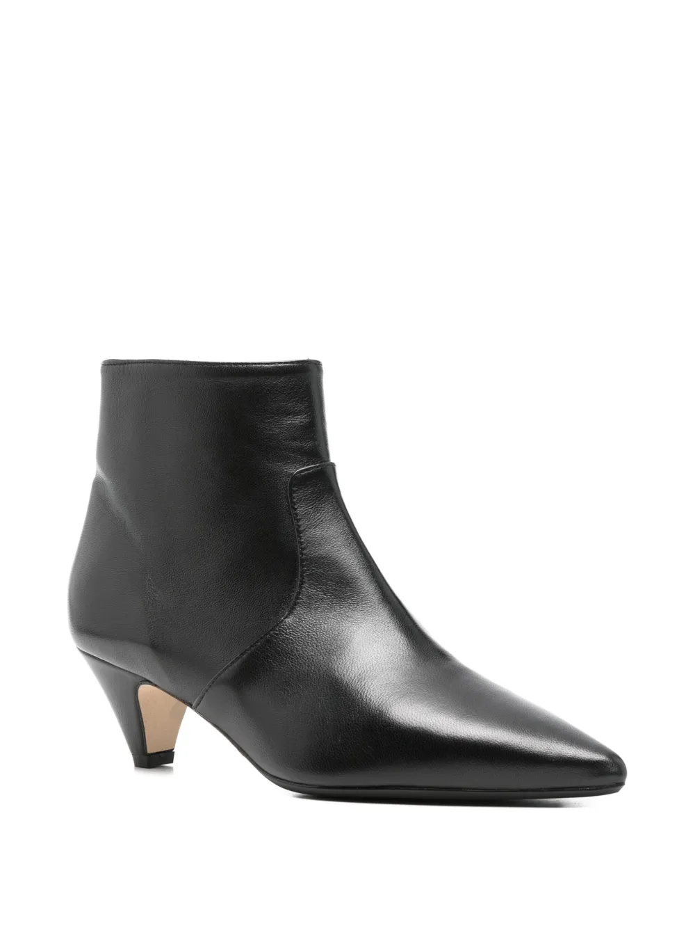 Anna F 50mm Leather Boots In Black