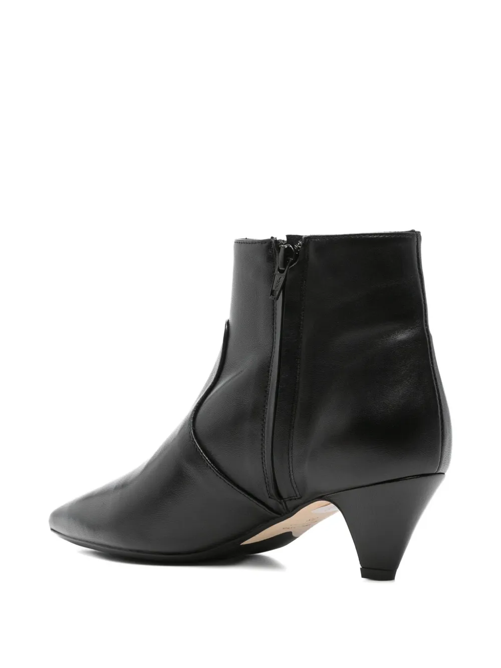 Anna F 50mm Leather Boots In Black