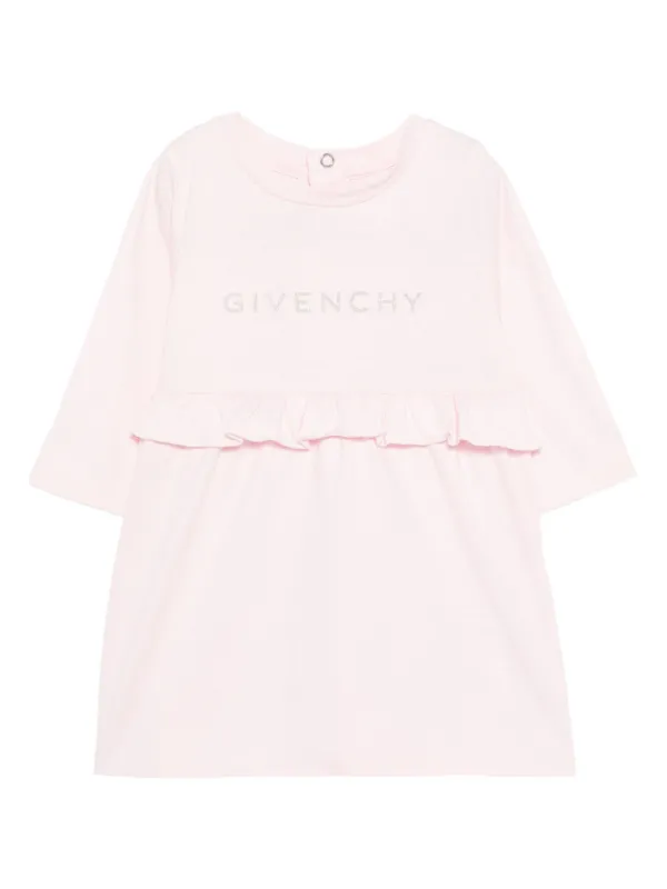 Givenchy Kids ラッフル ワンピース | ピンク | FARFETCH JP