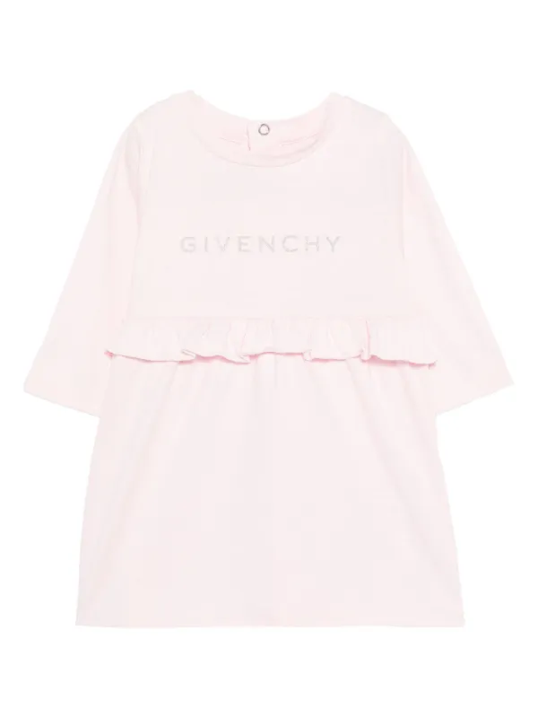 Givenchy Kids ラッフル ワンピース | ピンク | FARFETCH JP