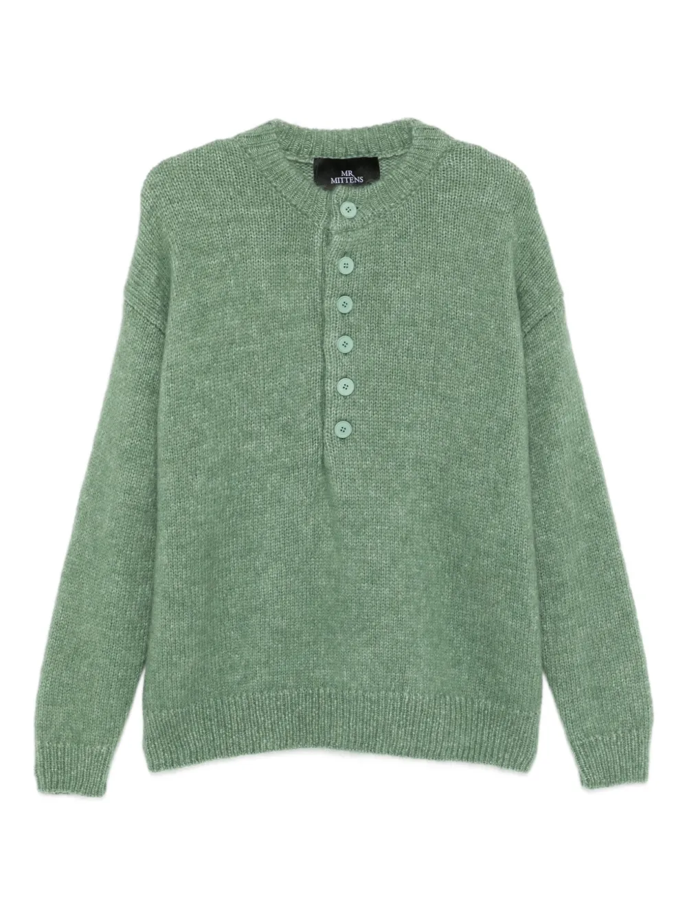 Mr. Mittens buttoned cardigan | Green | Image 1