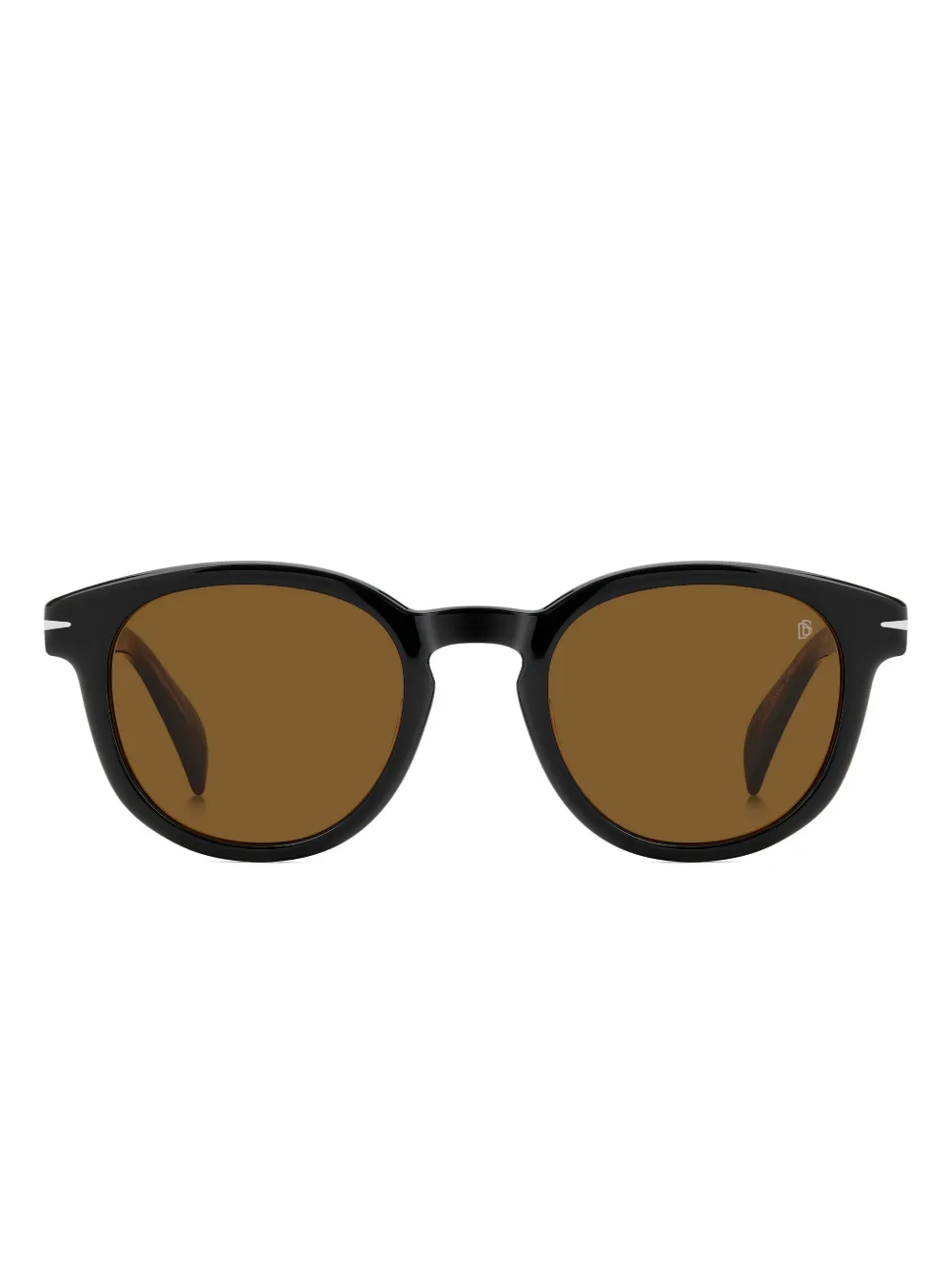 Eyewear By David Beckham Round-frame Sunglasses In Brown