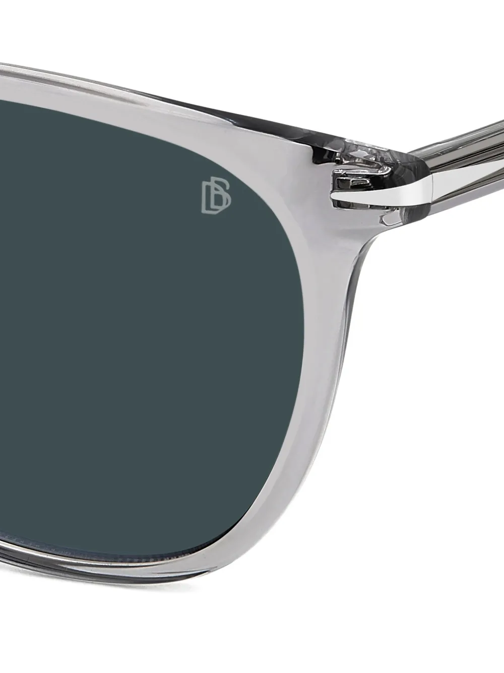 Eyewear by David Beckham Zonnebril met vierkant montuur Grijs