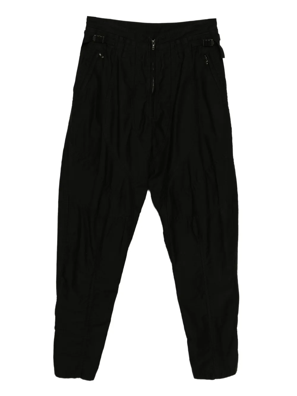 Julius pantalones tapered de algodón | negro | Image 1