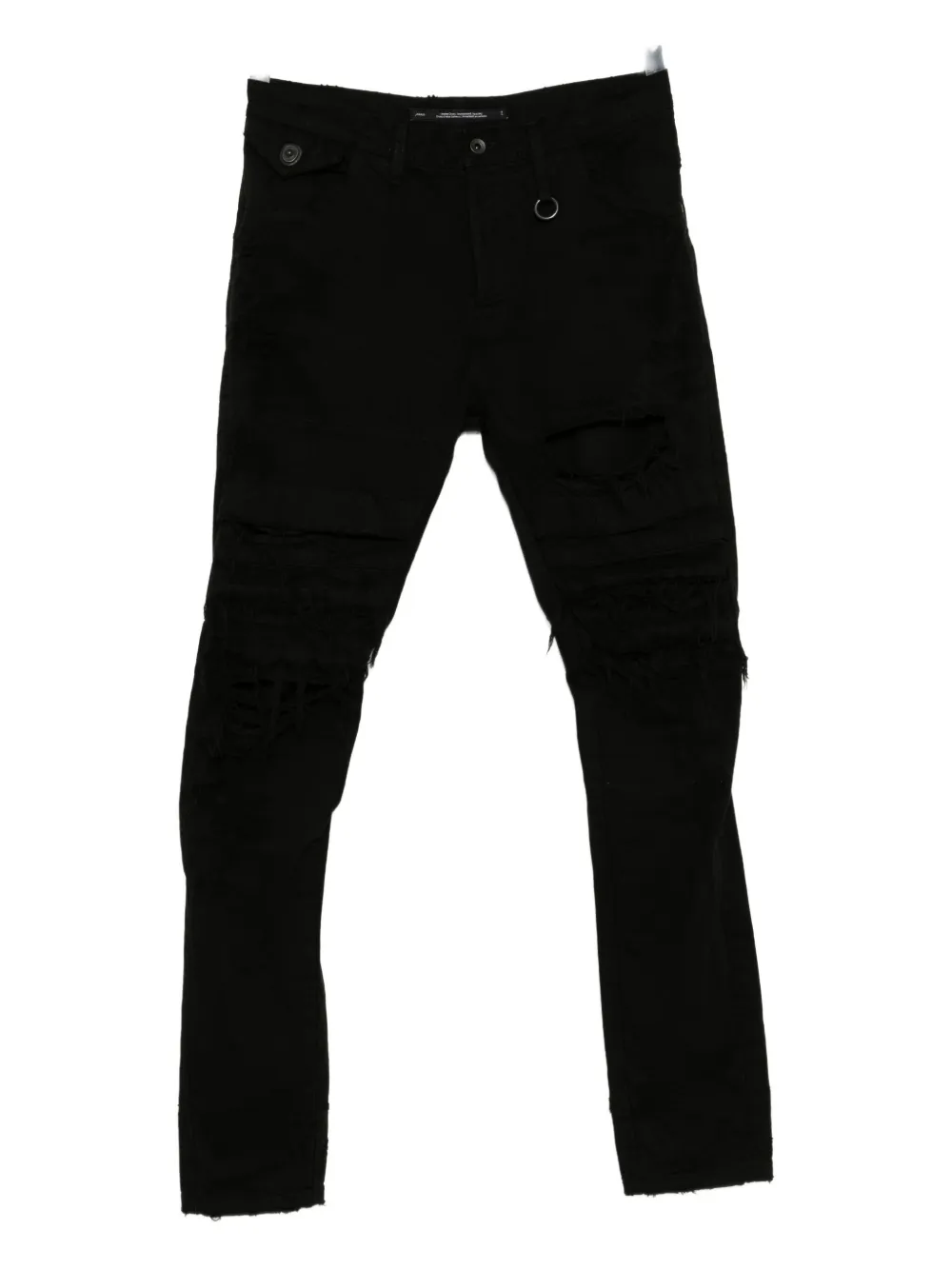 Julius vaqueros ajustados de canalé | negro | Image 1