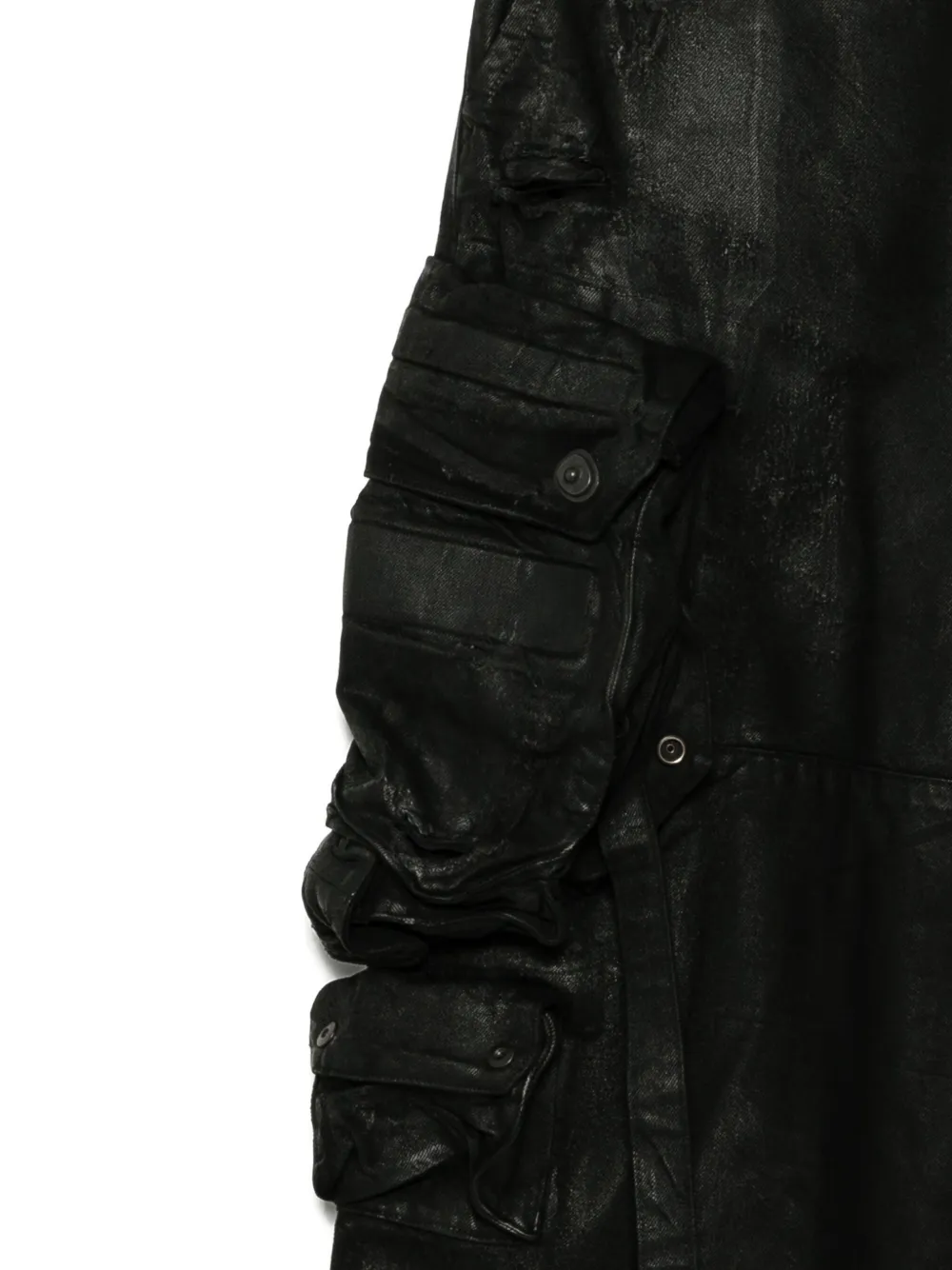 Julius Gecoate broek met wijde pijpen Zwart