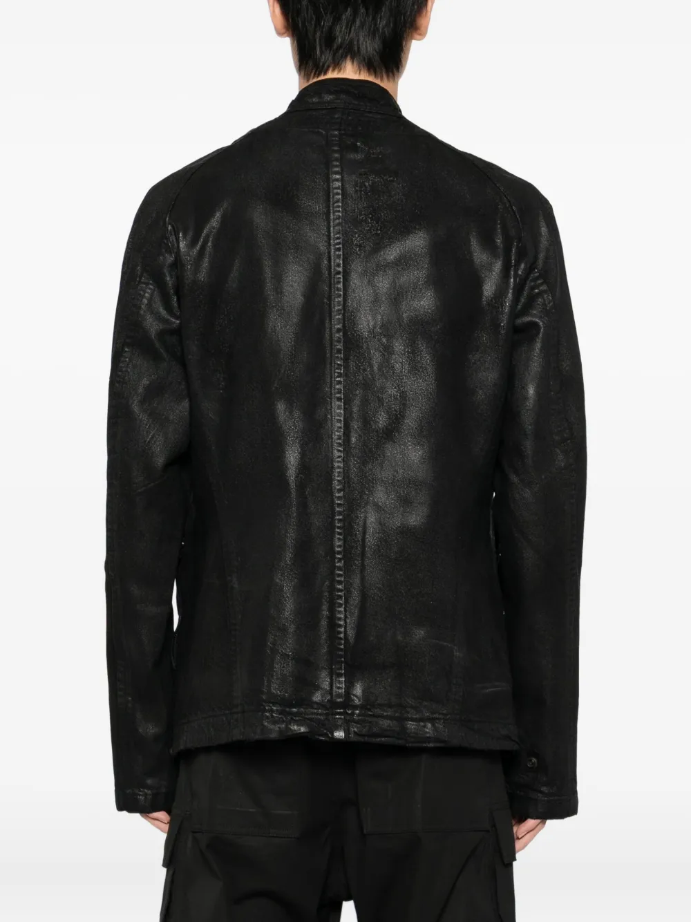 Julius Gerafeld denim jack Zwart