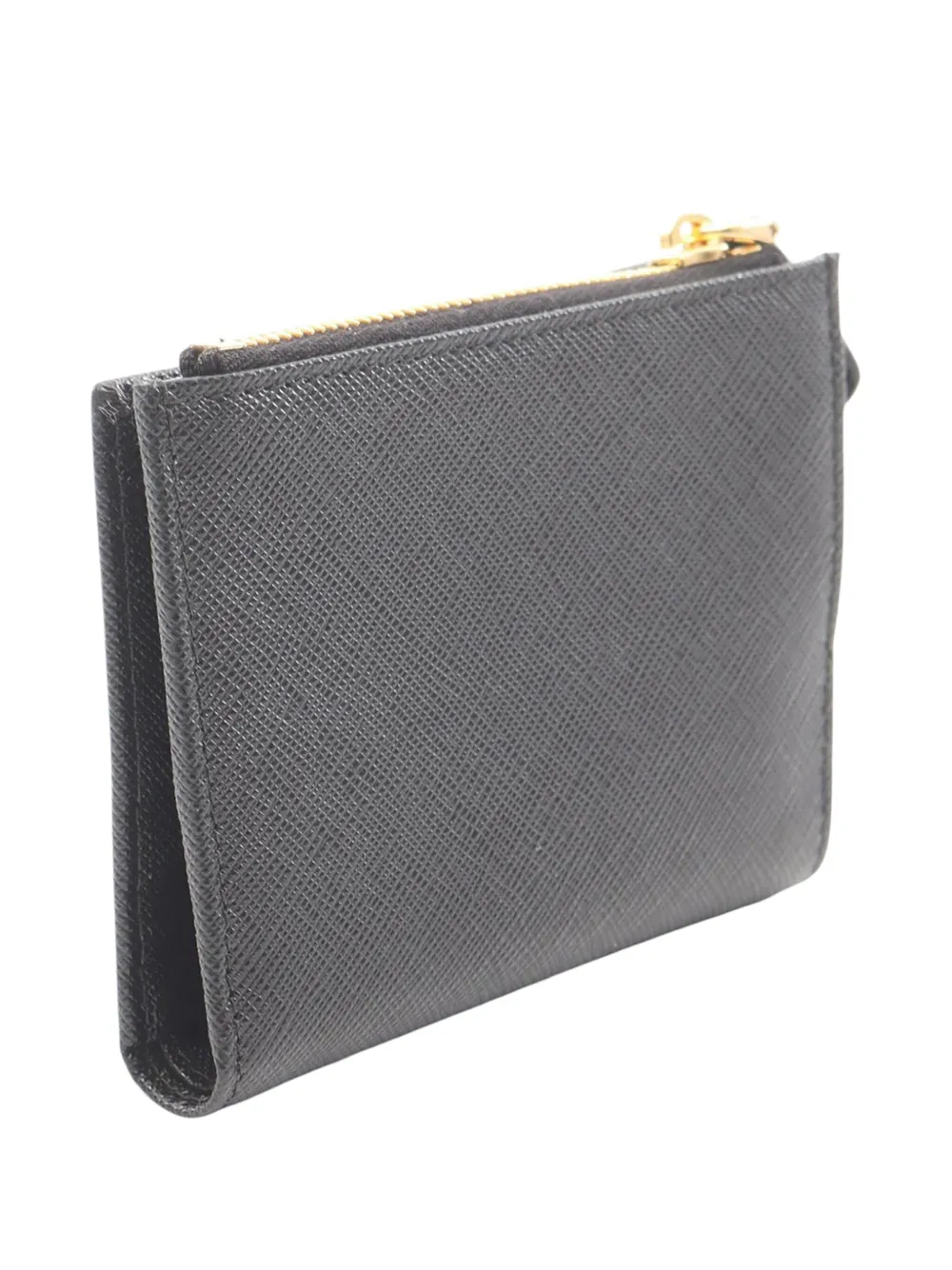 Prada Pre-Owned 2013-2025 Saffiano Triangle Bi-fold Wallet small wallets | Image 2