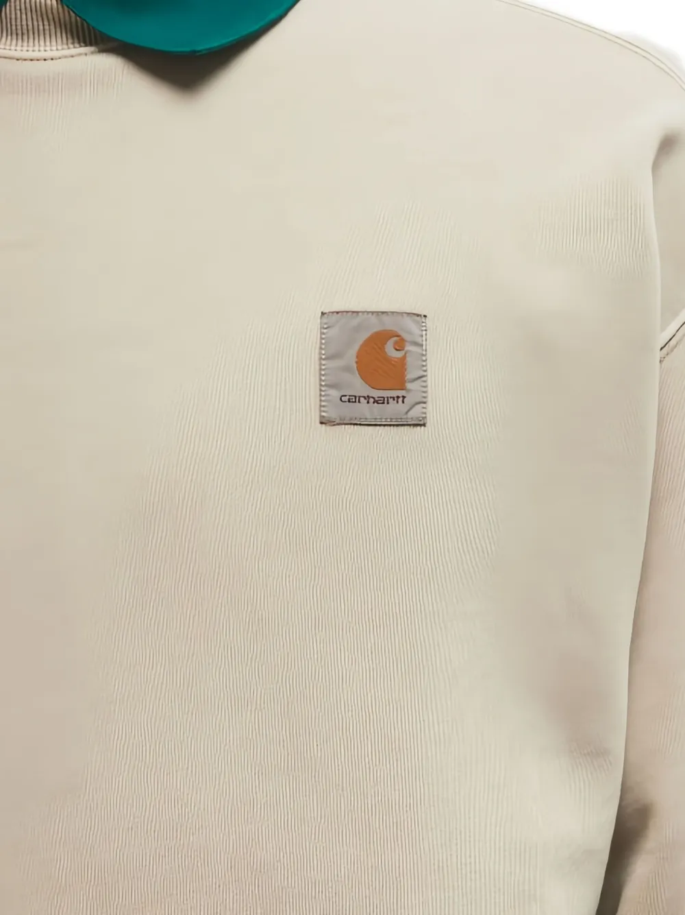 Carhartt WIP Sweater met logopatch Beige