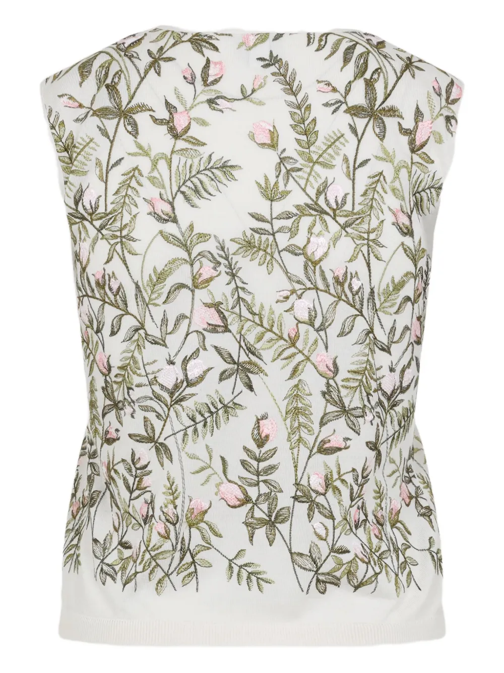 Giambattista Valli Top met bloemenprint Wit