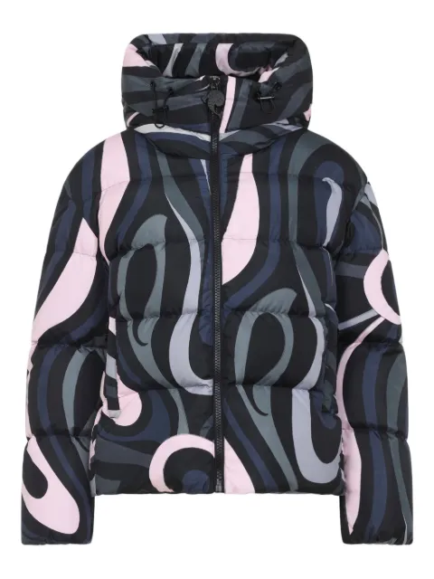PUCCI chamarra capitonada con estampado Iride