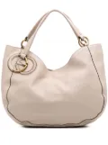 Gucci Pre-Owned 2016-2025 Medium Pebbled Calfskin Twill tote bag - White
