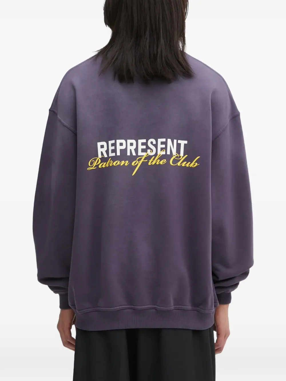 Represent Sweater met ronde hals Paars