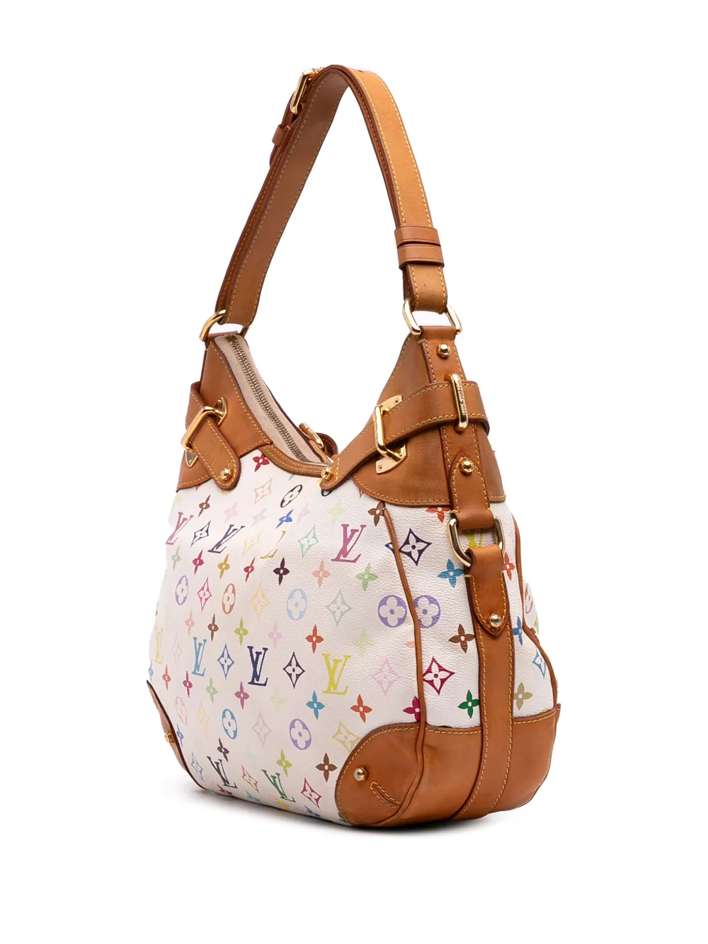 Pre-owned Louis Vuitton 2009 Monogram Multicolore Greta Hobo Bag