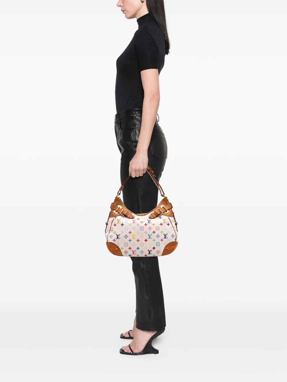 Louis Vuitton Pre-Owned 2009 Monogram Multicolore Greta hobo bag | Pre-Owned | Image 2