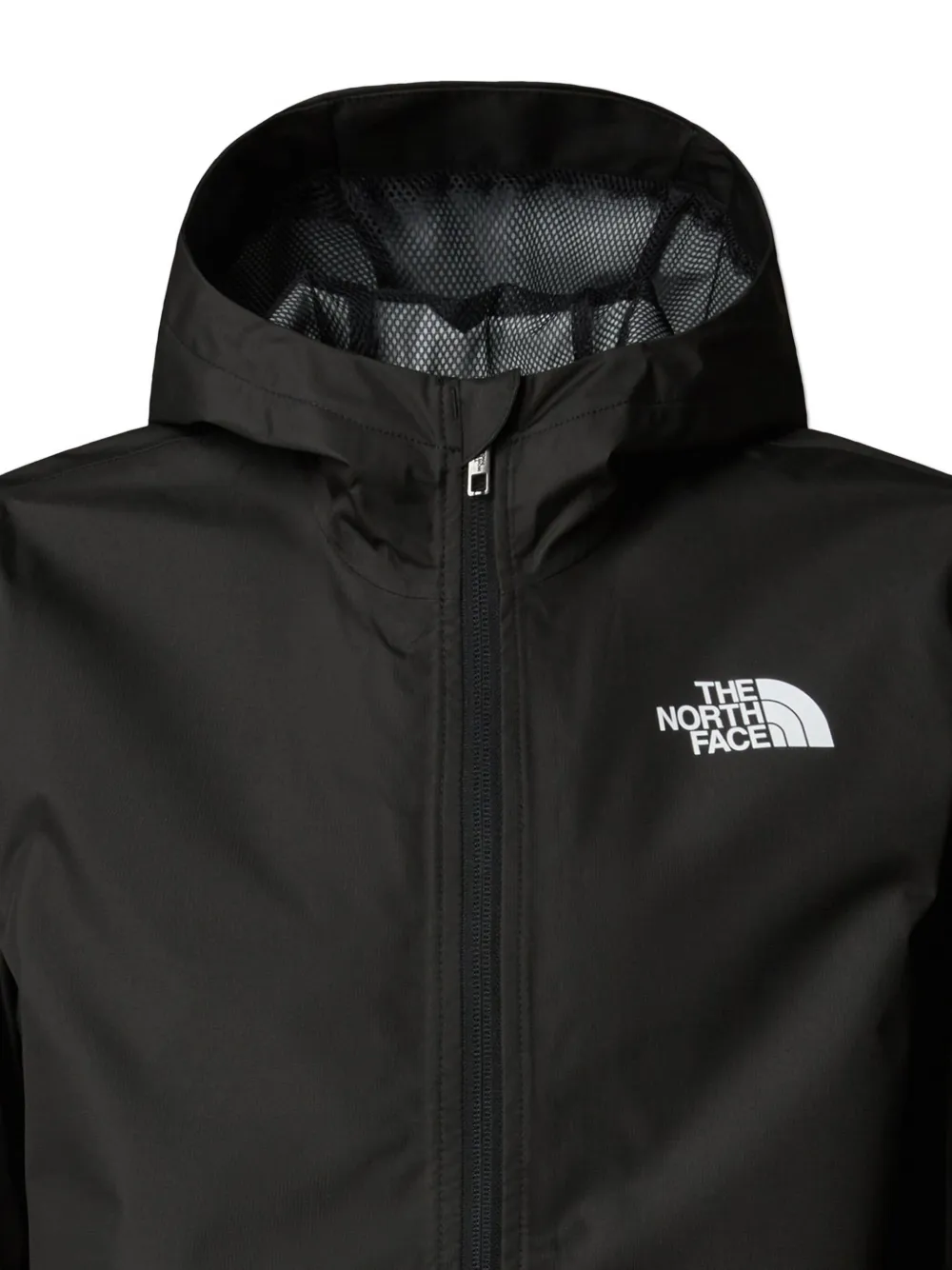 The North Face Kids Zipline jack met capuchon en logo Zwart