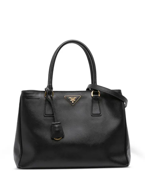 Prada Pre-Owned bolsa satchel Lux Galleria mediana de piel saffiano 2000-2025