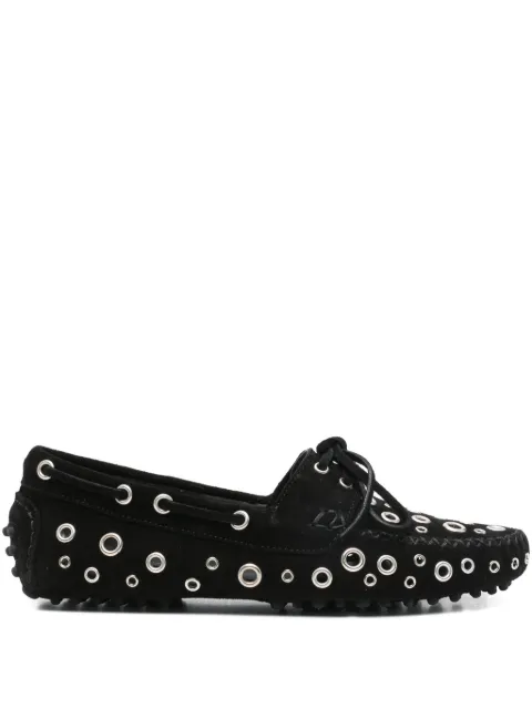 Gimaguas mocasines con cordones y ojales