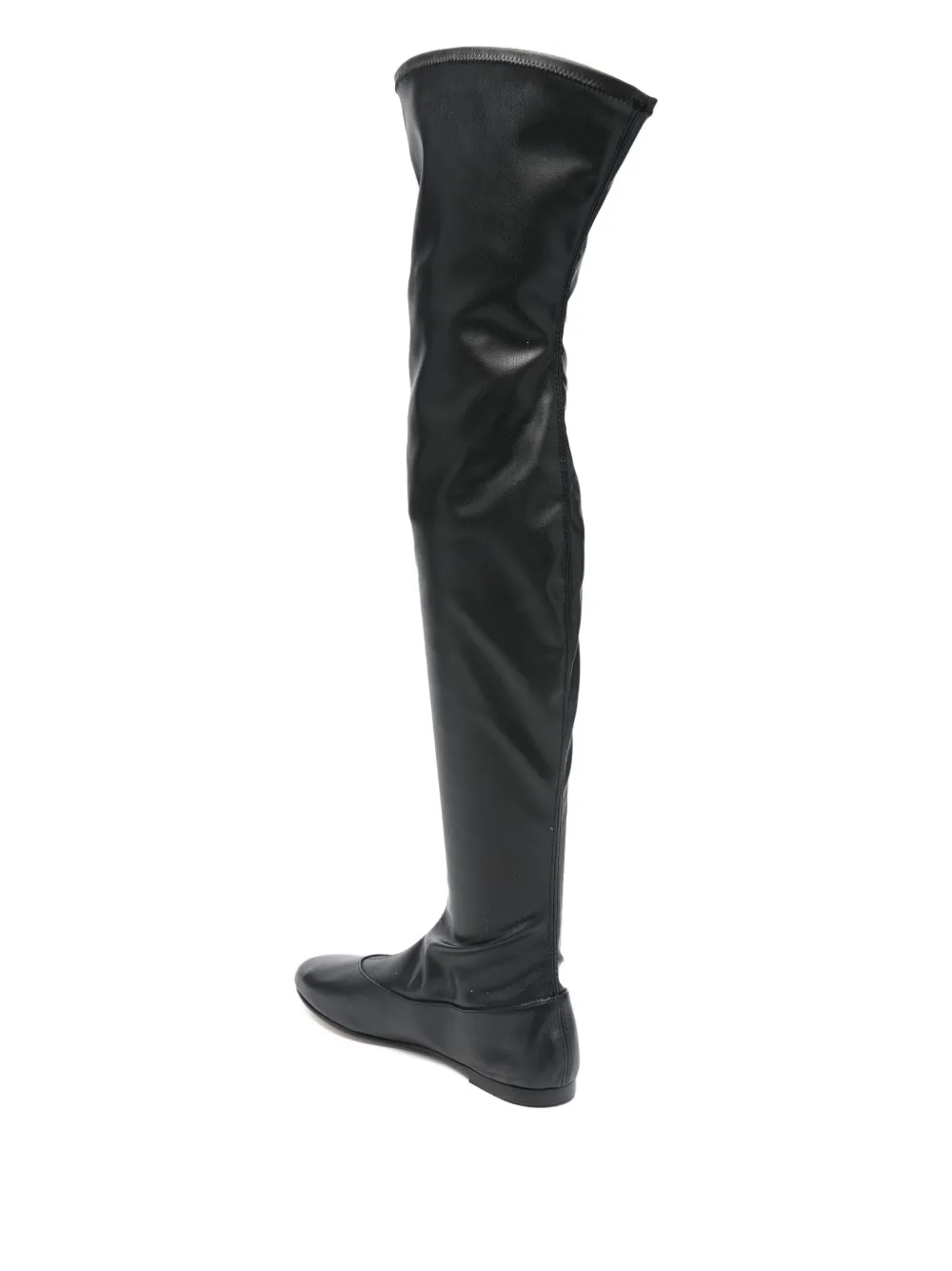 Gimaguas Round-toe Over-the-knee Boots In Black