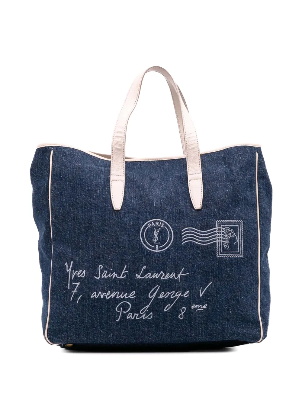 Saint Laurent Pre-Owned 2000-2012 Denim Y Mail tote bag | Blue | Image 1