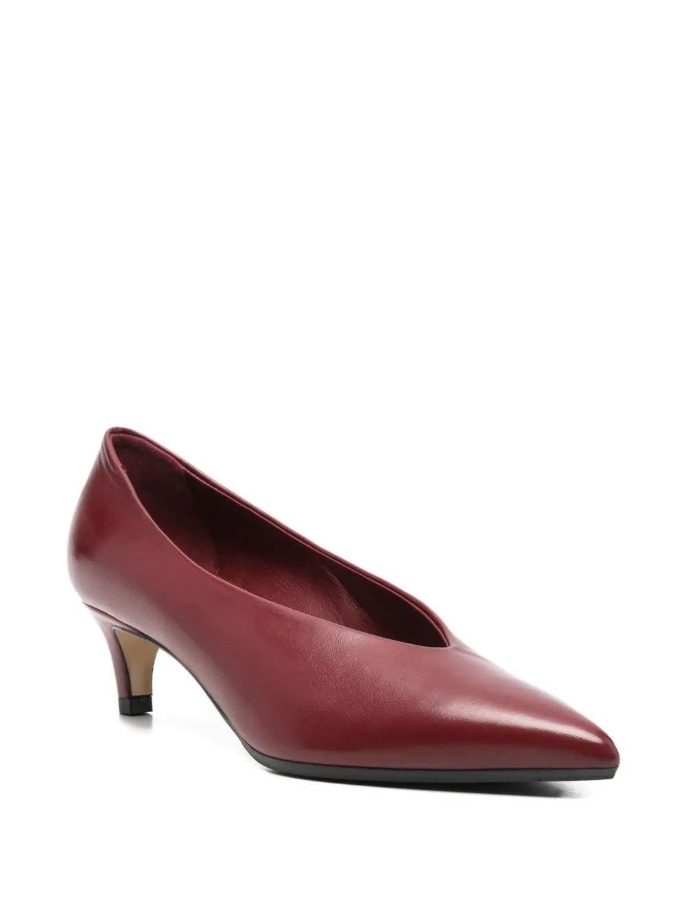 Lorena Paggi Leather Pumps In Red