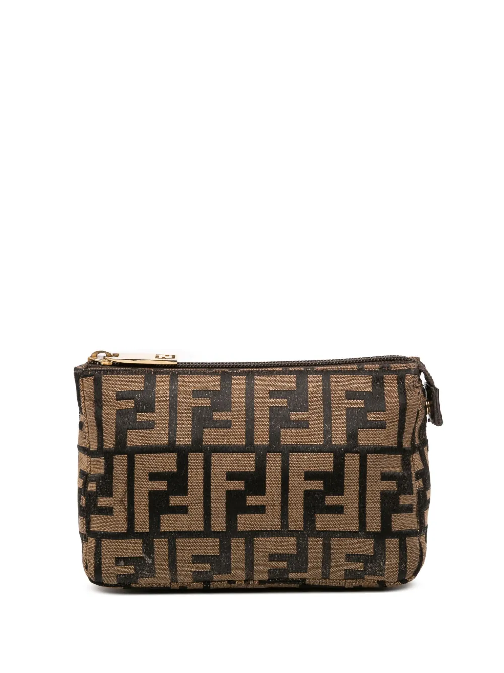 Fendi Pre-Owned 2000-2010 Zucca Canvas Clutch pouch | Brown | Image 1