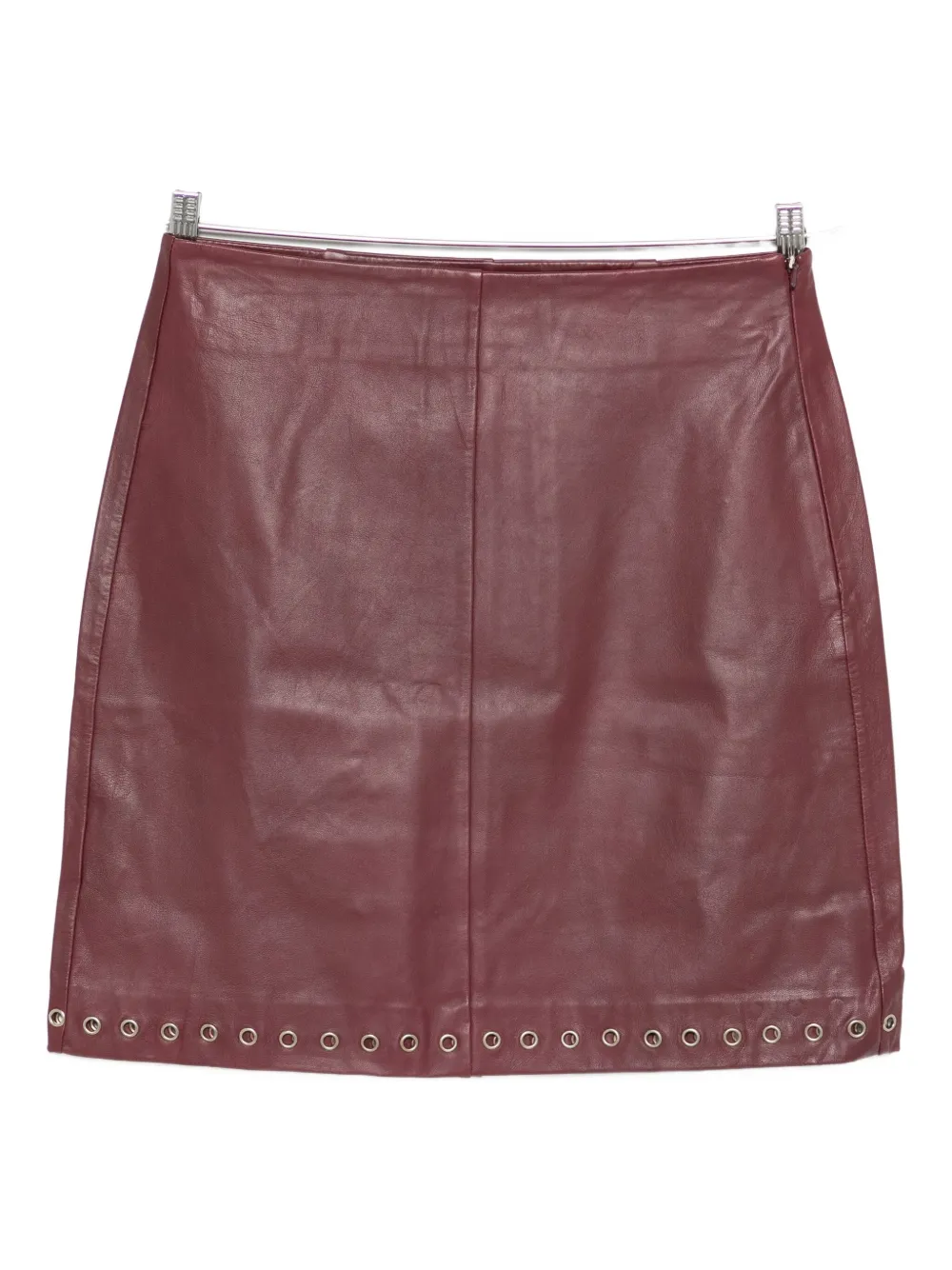 Gimaguas Eyelet-embellished Skirt In Brown