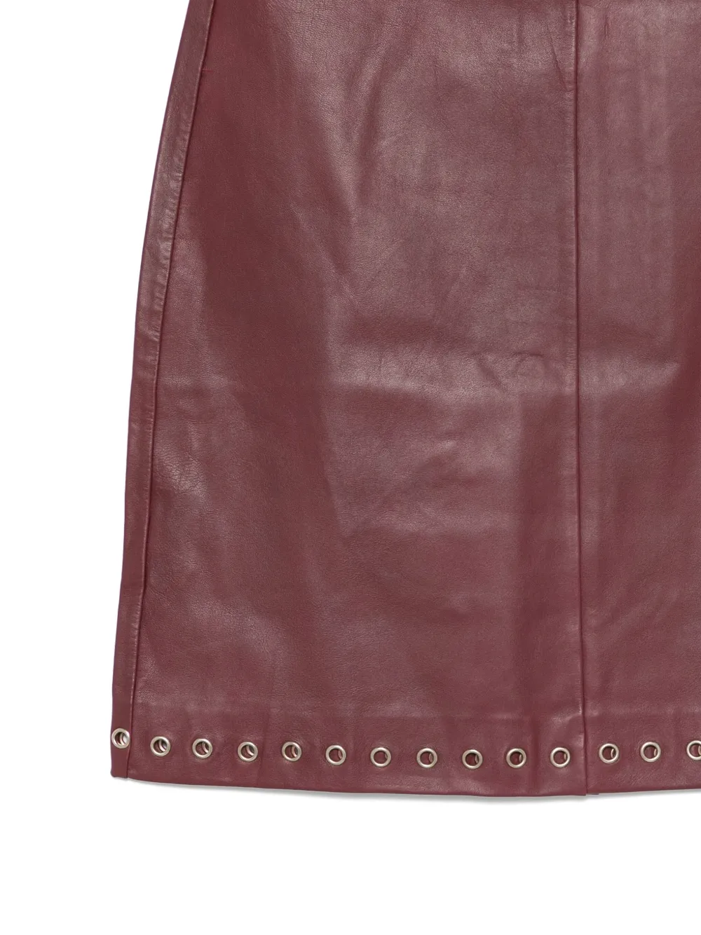 Gimaguas Eyelet-embellished Skirt In Brown
