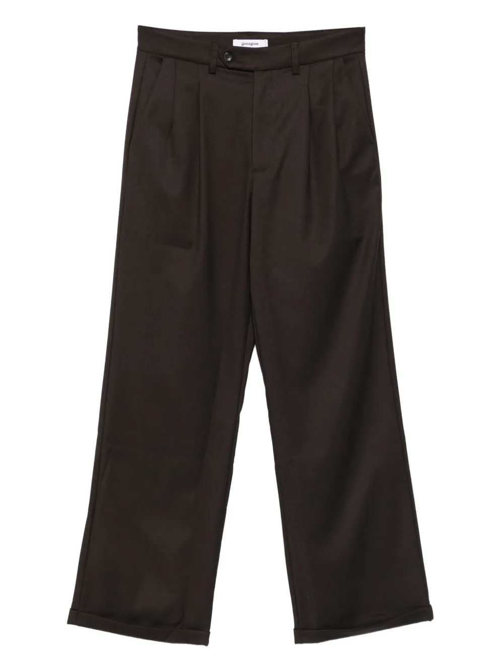 Gimaguas pleated tailored trousers | Brown | Image 1