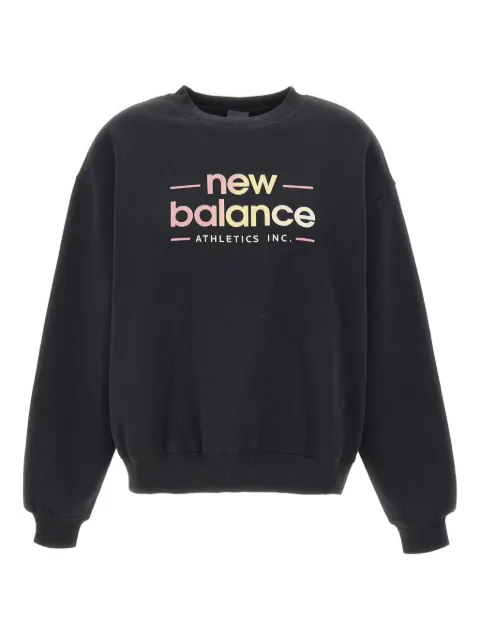 New Balance sudadera con cuello redondo y logo estampado
