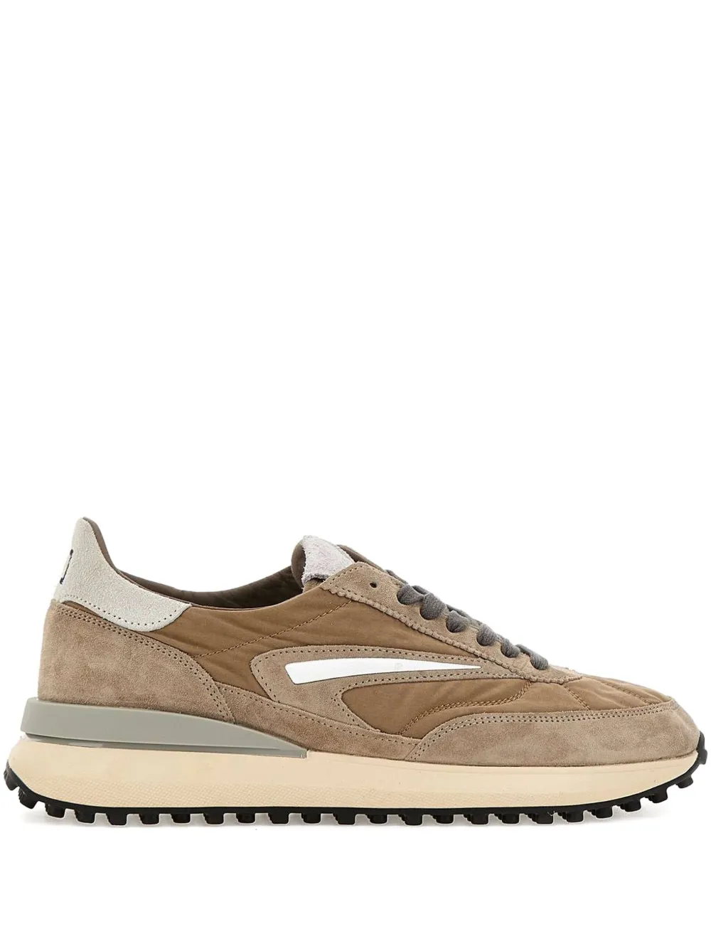 D.A.T.E. Athleta Touch suede nylon sneakers | Brown | Image 1