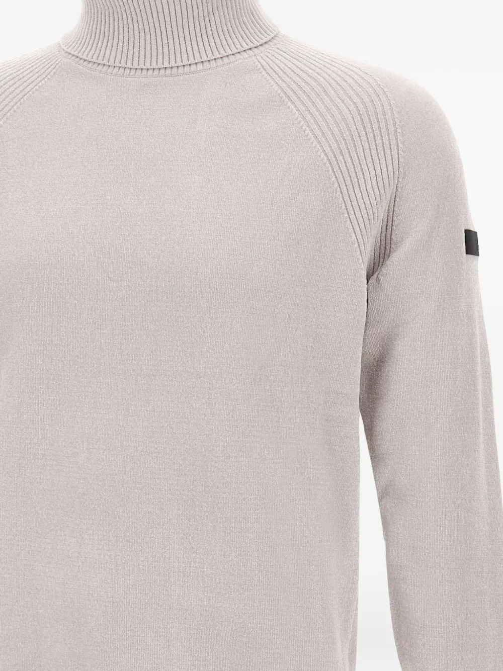 RRD turtleneck ribbed sweater - Beige
