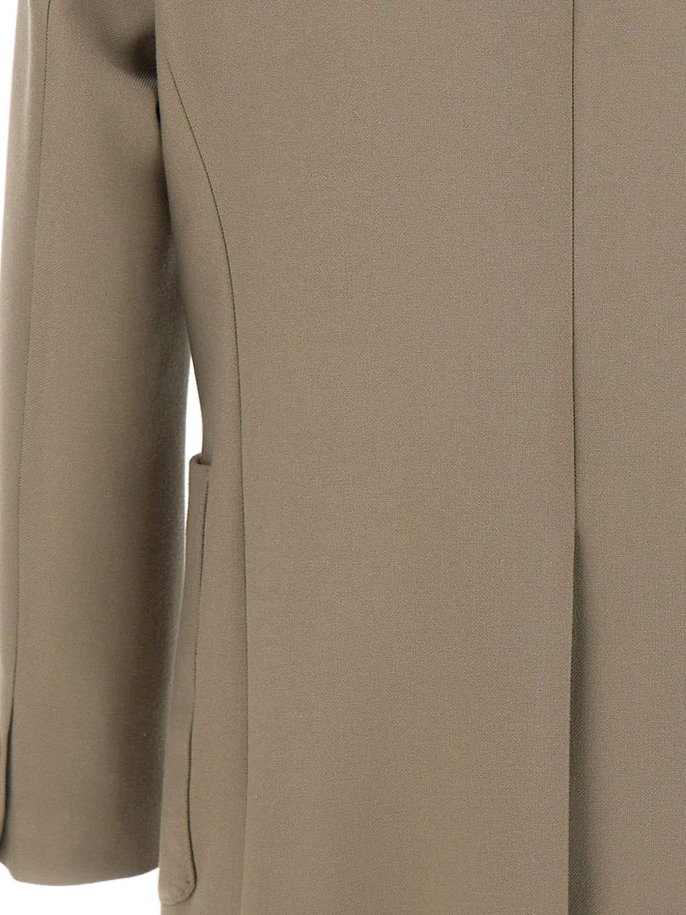 Hugo Boss Double-breasted Peak-lapel Blazer In Brown