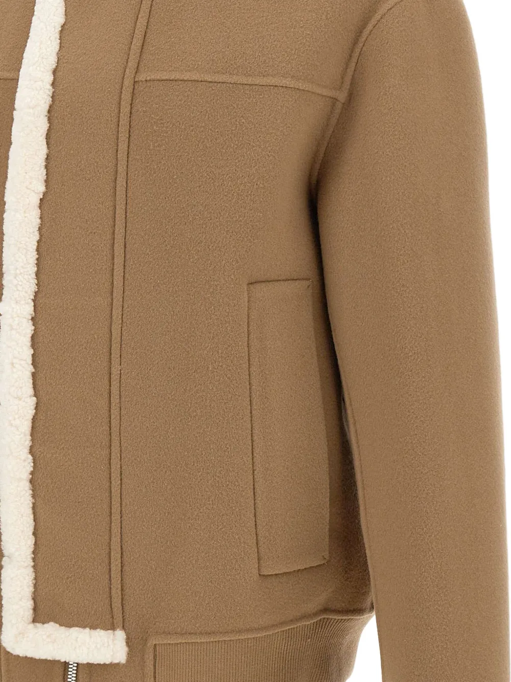 Mackage Jay jack met lammy capuchon Bruin