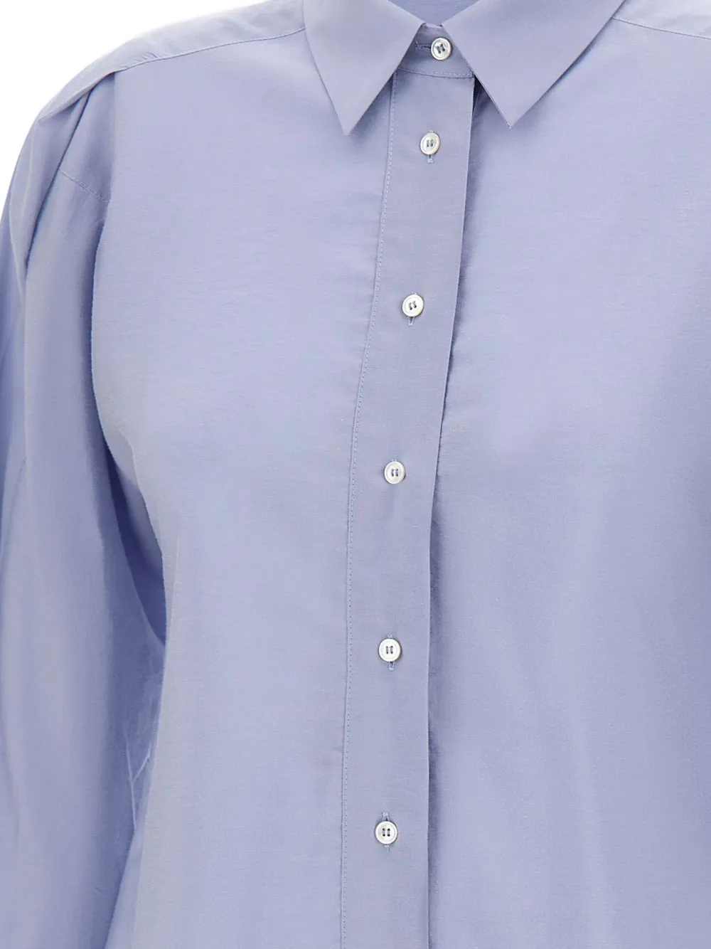 Marella Orlaya Puff-sleeves Shirt In Purple
