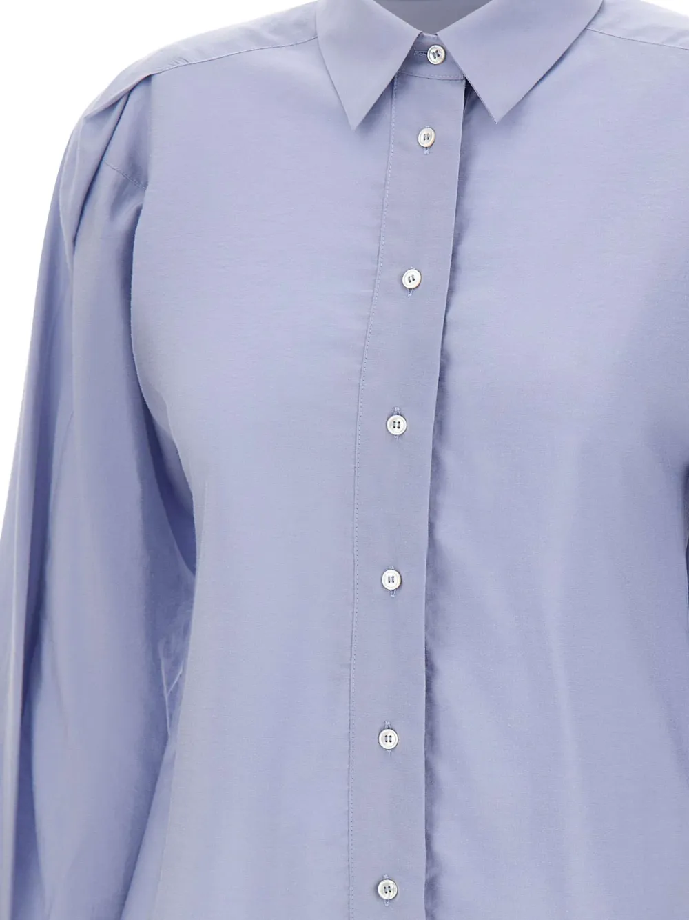 Marella Orlaya Puff-sleeves Shirt In Purple