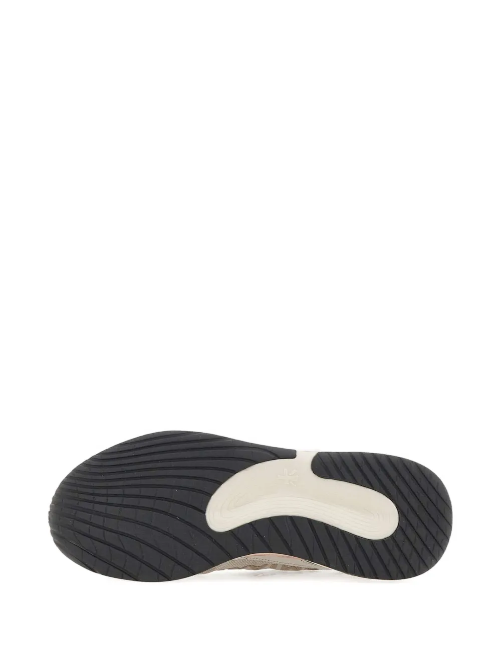 Premiata Chunky Multicolour Sneakers With Metallic And Leather Panels In Silver