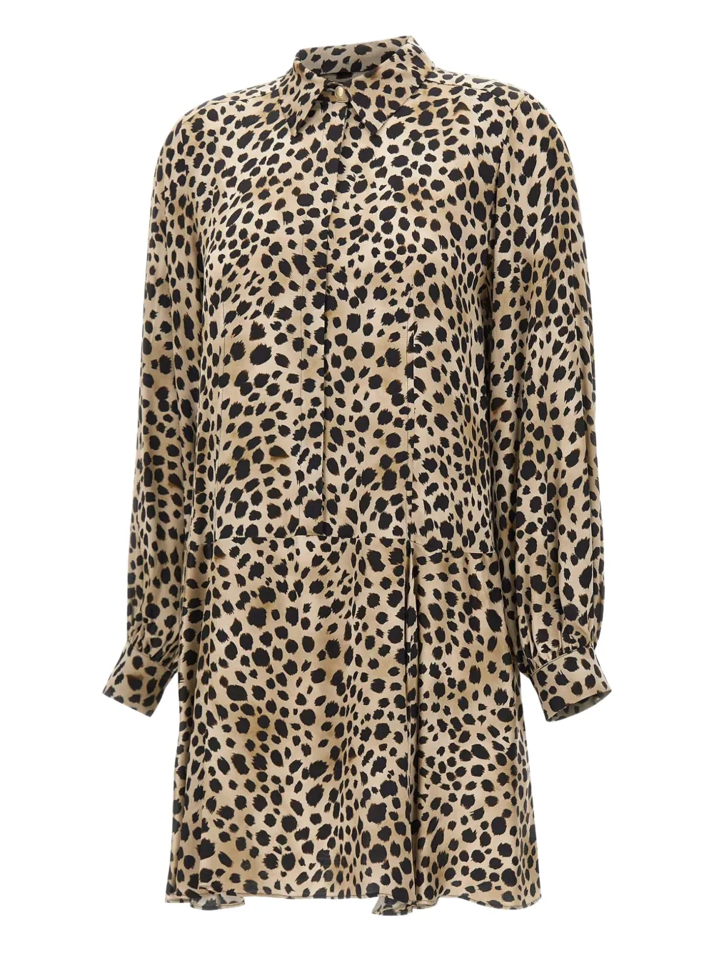 Marella Deriva animal-print jewel-button mini dress | Day Dresses | Image 2