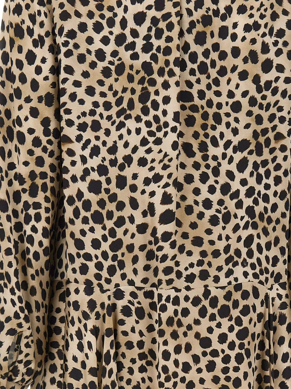 Marella Deriva mini-jurk met dierenprint en verfraaide knopen Bruin