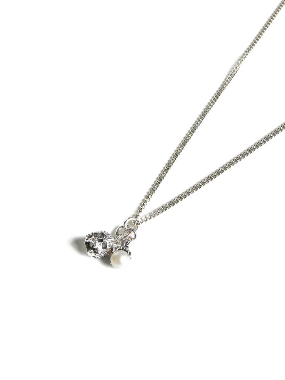 Emanuele Bicocchi collar con dije de perla y calavera | Image 2