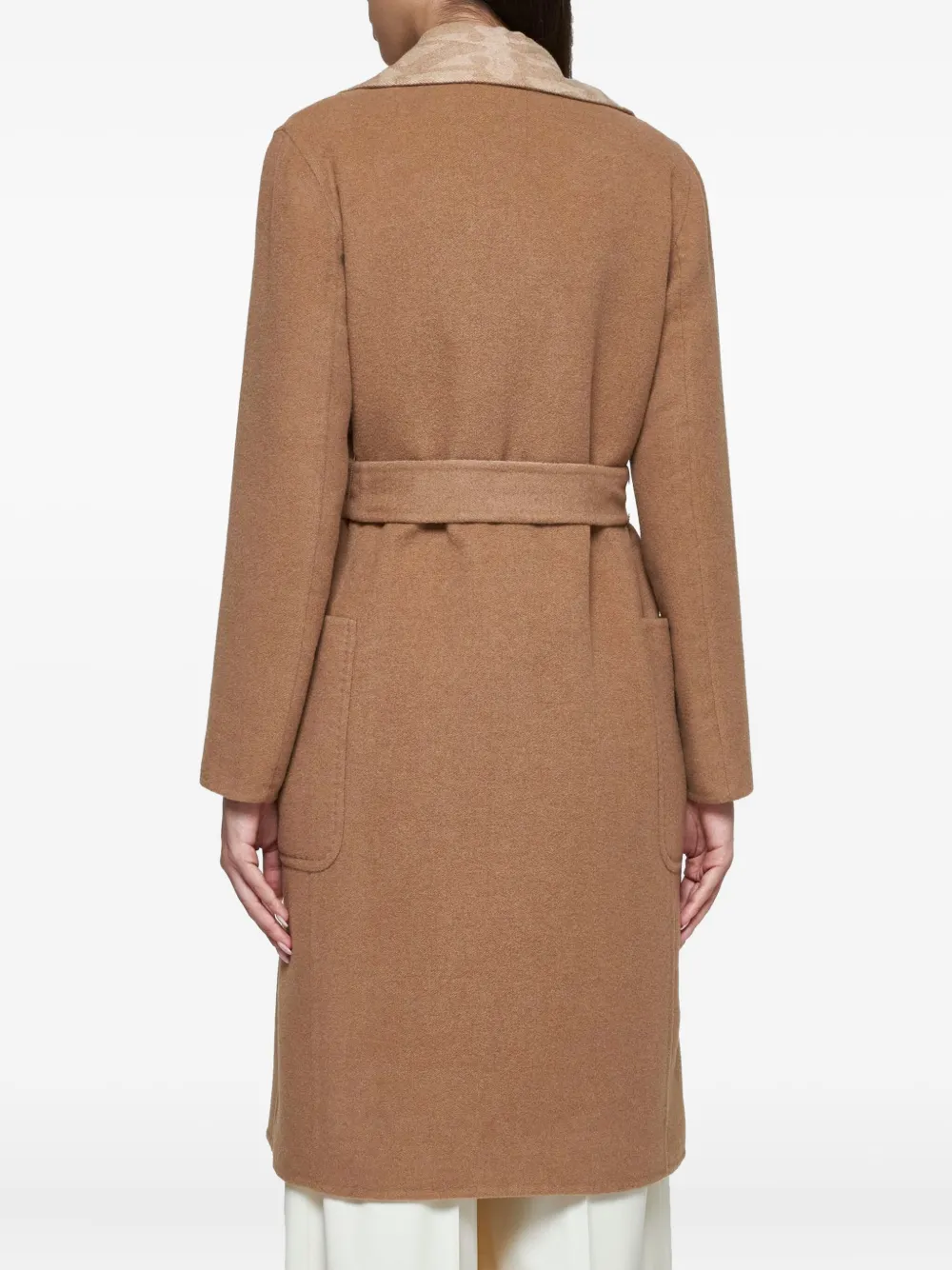 Max Mara Jas met ceintuur Bruin