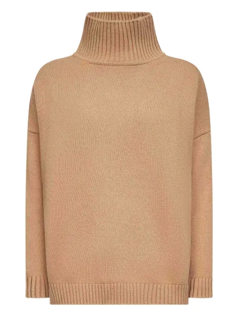 Weekend Max Mara pull côtelé à col roulé