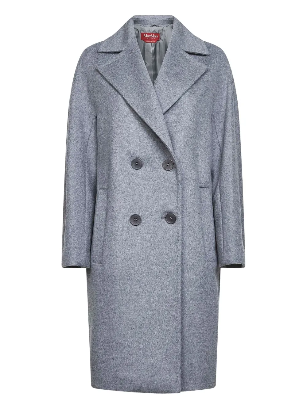 Max Mara double-breasted wool coat | Grey | Image 1