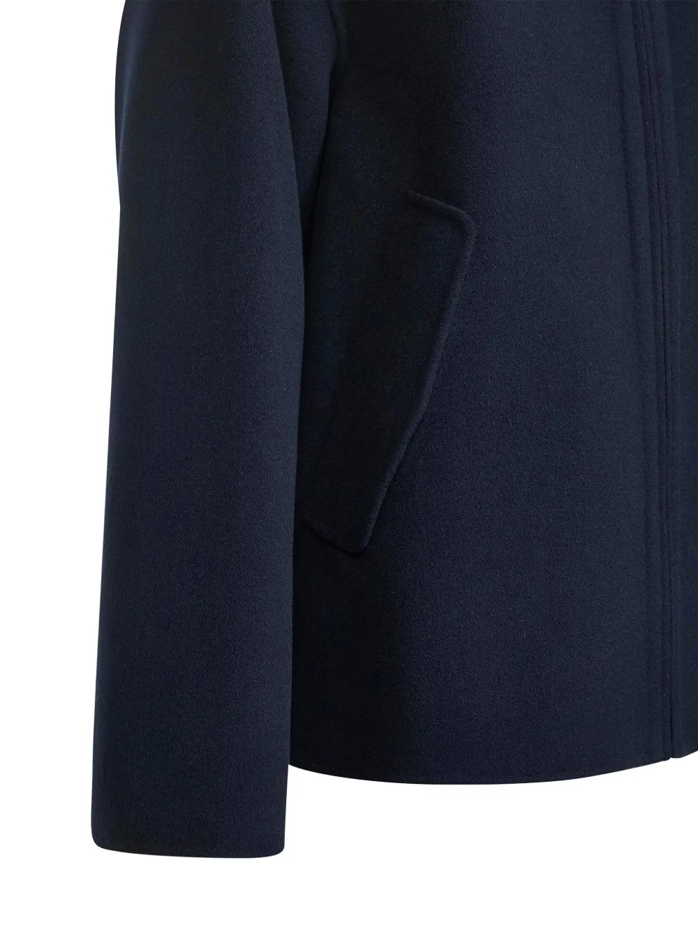 'S Max Mara Roland jas met capuchon en rits Blauw